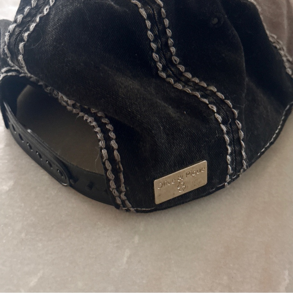 Olive & Pique Rhinestone Baseball Hat - Picture 5 of 5
